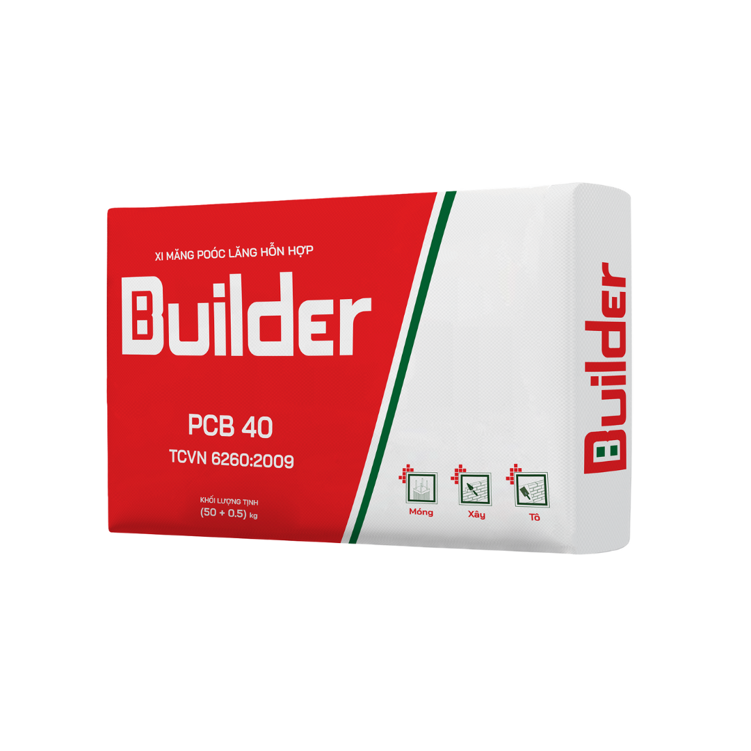 XI MĂNG BUILDER PCB40 ĐÓNG BAO 50KG
